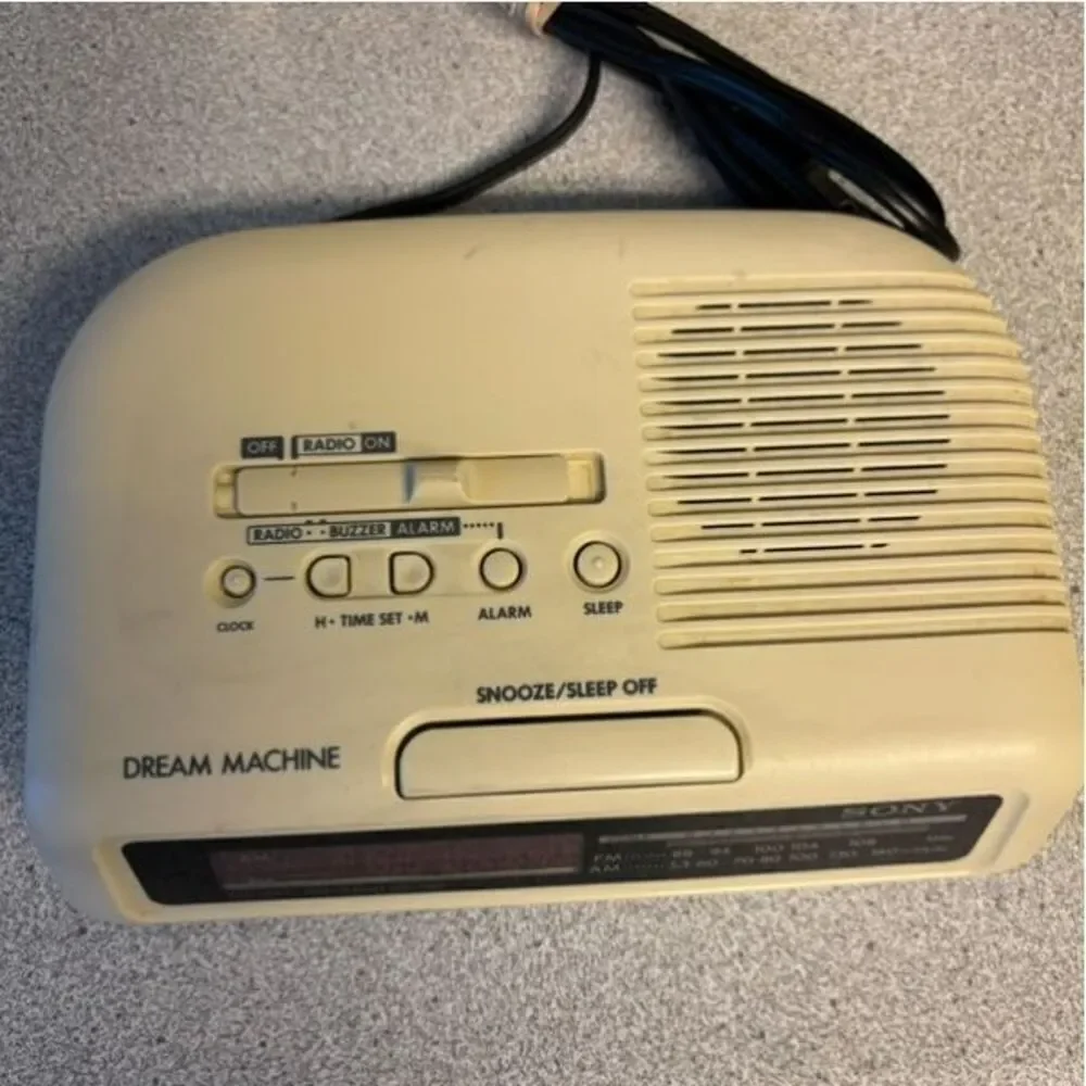 Sony Model ICF-C25 Dream Machine Clock Radio *Works*